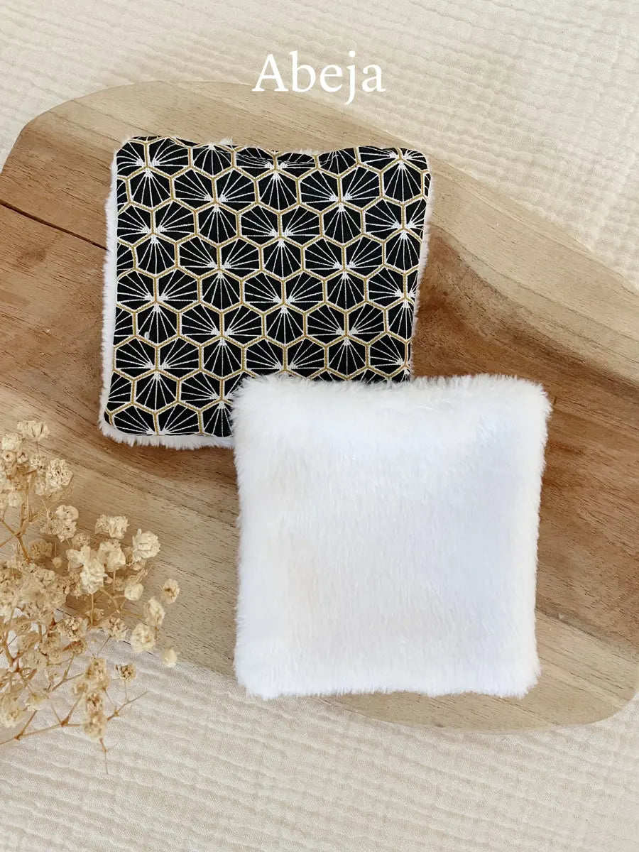 Coton lavable en tissu doudou - Abeja