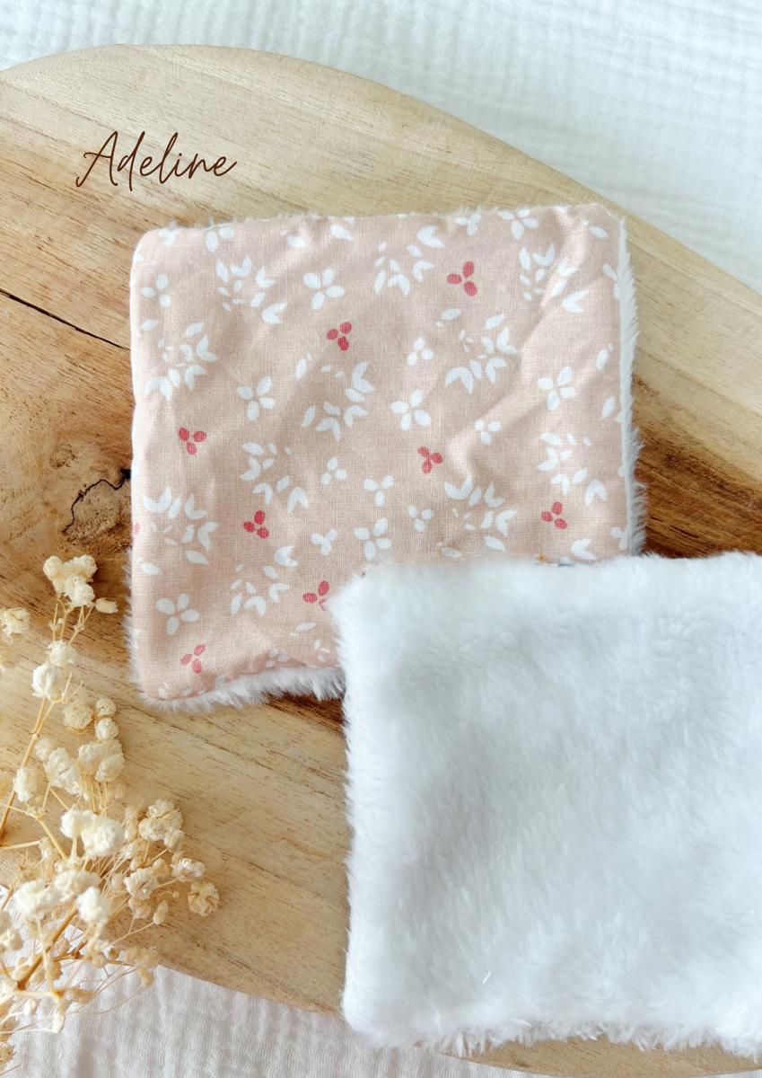 Coton lavable en tissu doudou - Adeline