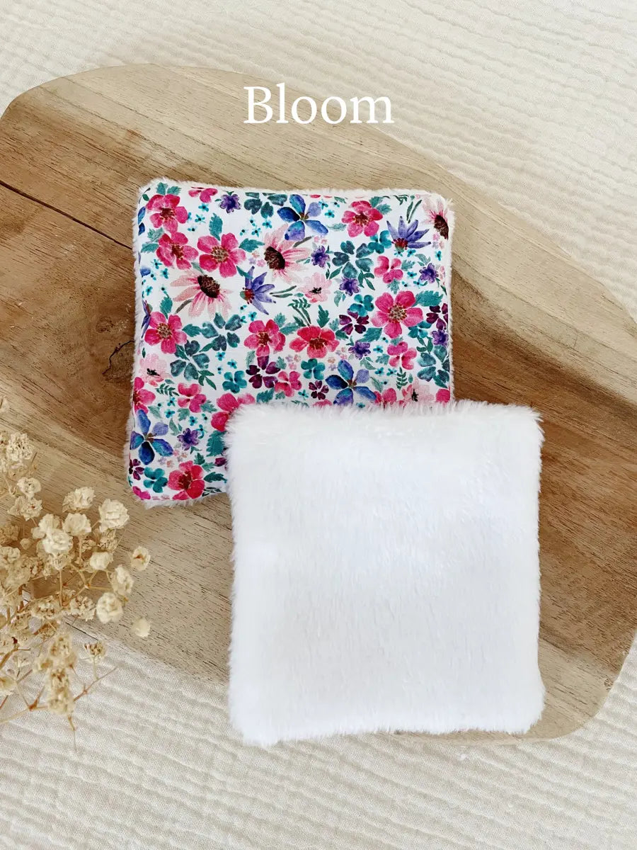 Coton lavable en tissu doudou - Bloom