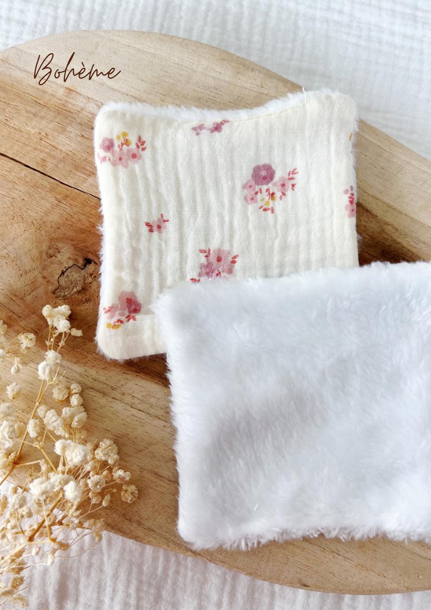 Coton lavable en tissu doudou - Bohème