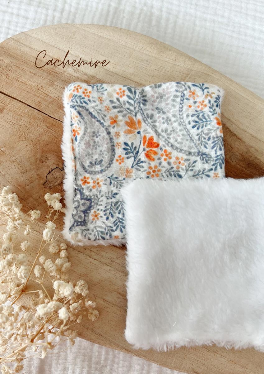 Coton lavable en tissu doudou - Cachemire