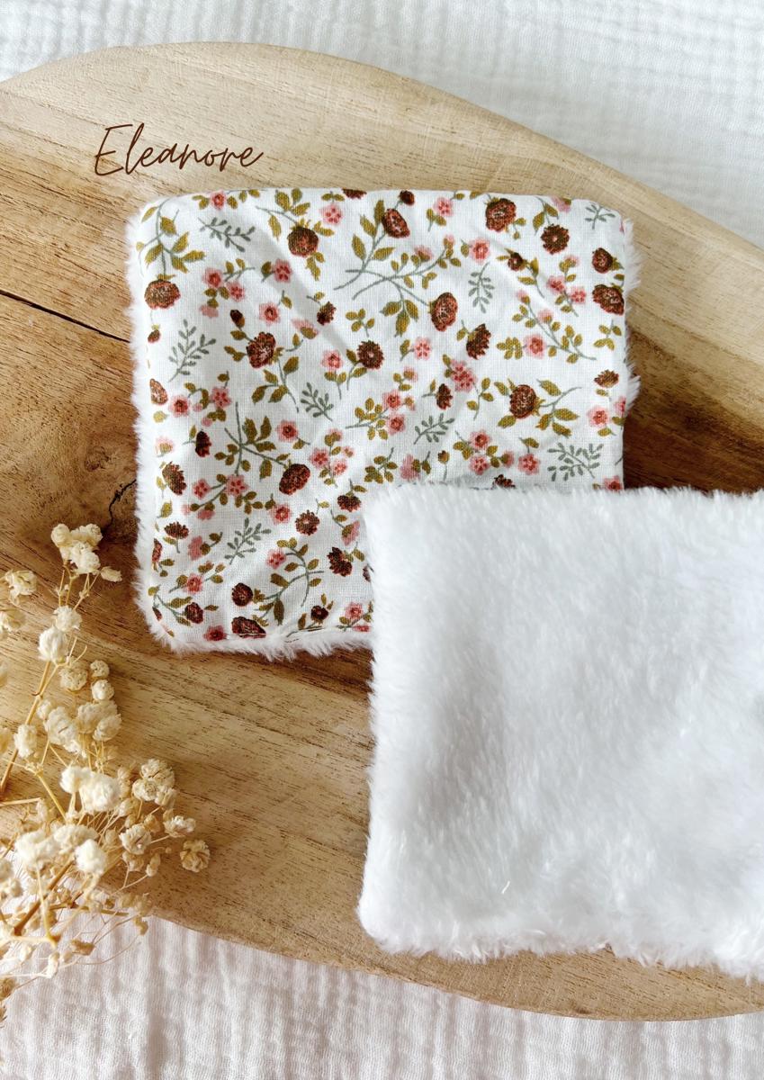 Coton lavable en tissu doudou - Eleanore