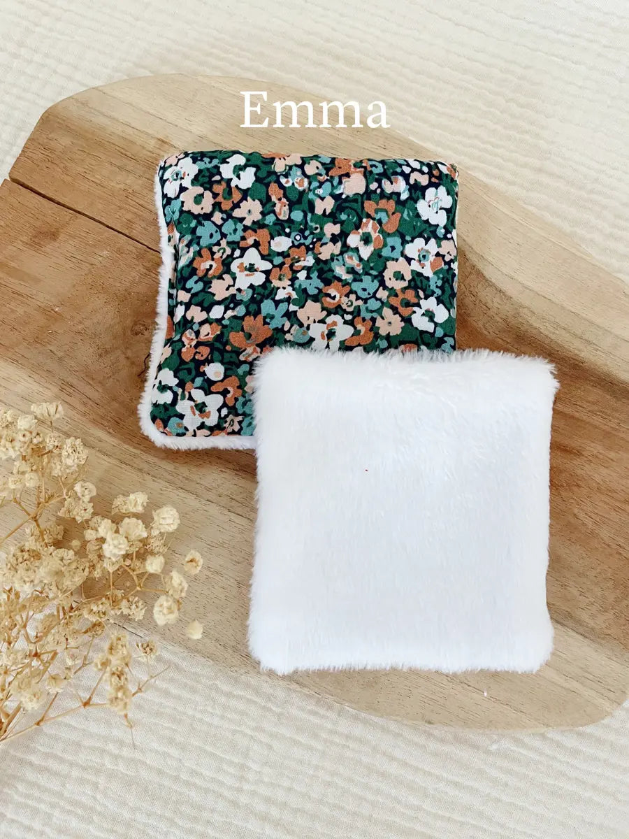Coton lavable en tissu doudou - Emma