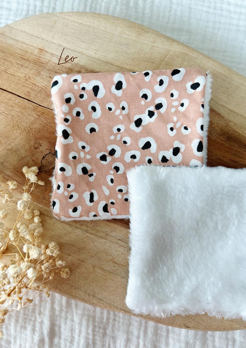 Coton lavable en tissu doudou - Leo