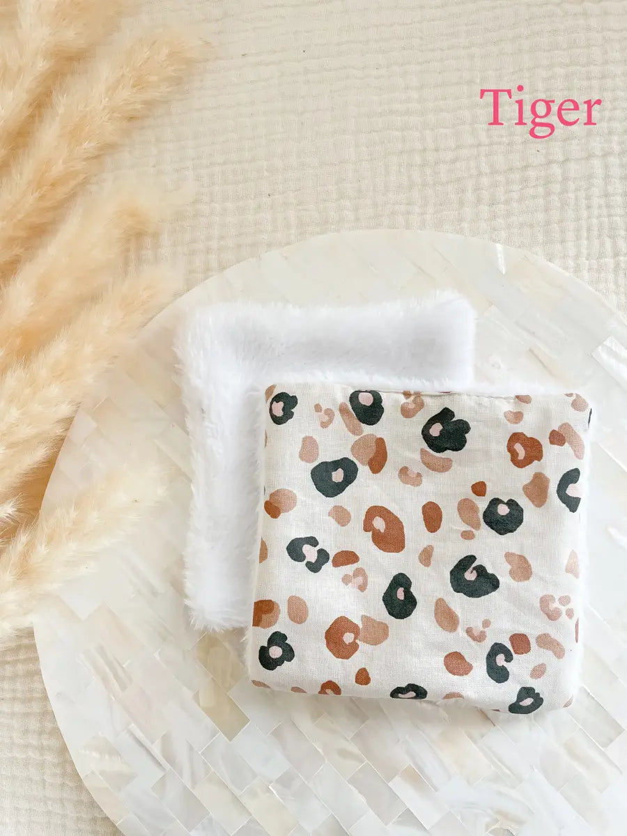 Coton lavable en tissu doudou - Tiger