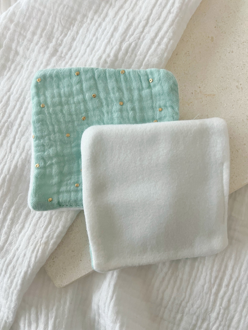 Coton lavable en tissu polaire