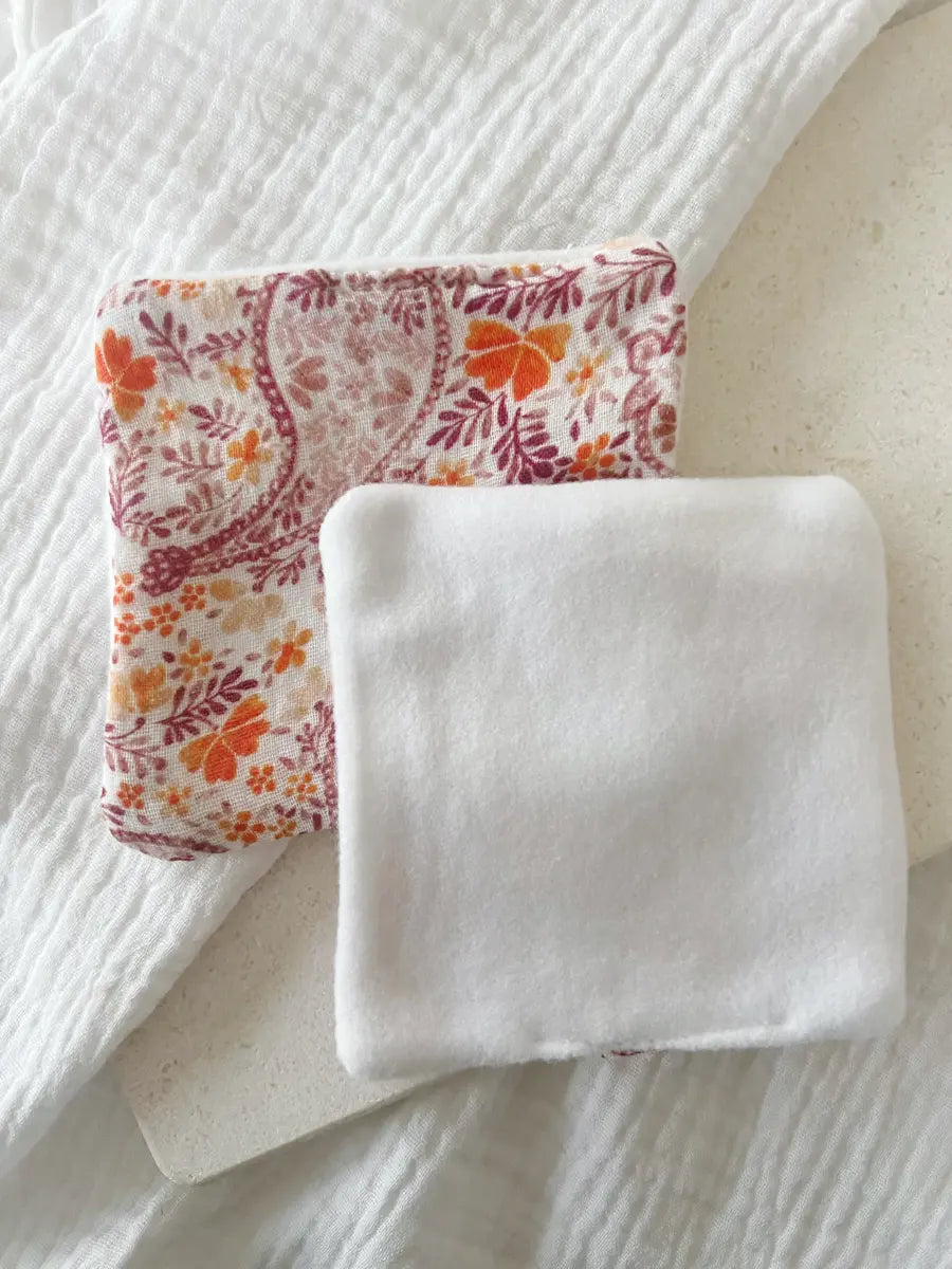 Coton lavable en tissu polaire - Red cachemire