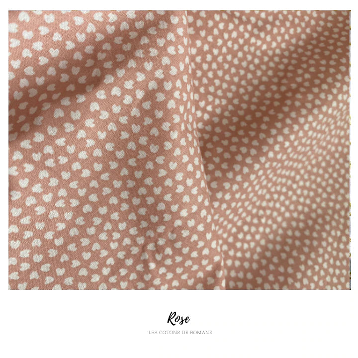 Coton lavable en tissu polaire - Rose