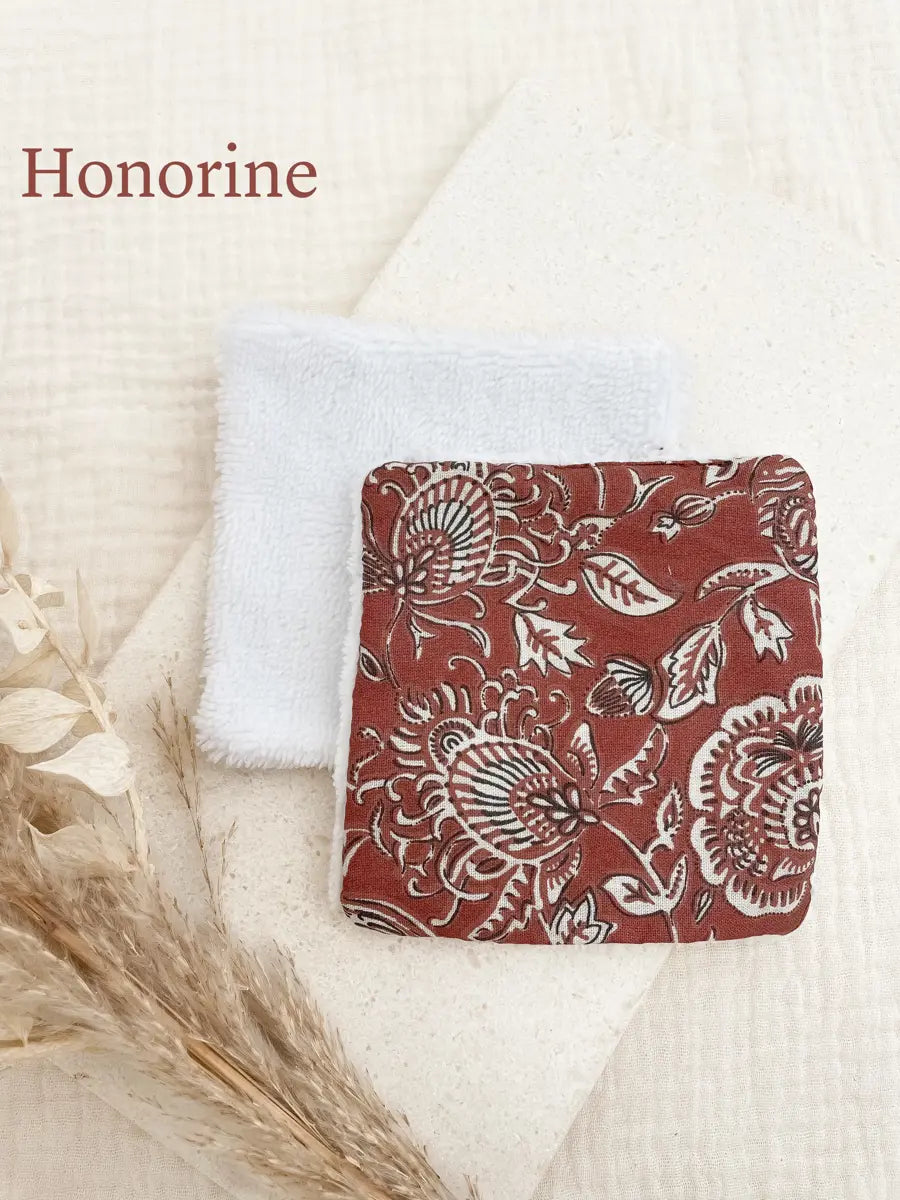 Coton lavable en éponge bambou - Honorine