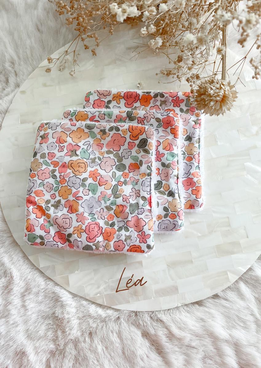 Coton lavable en éponge bambou - Léa