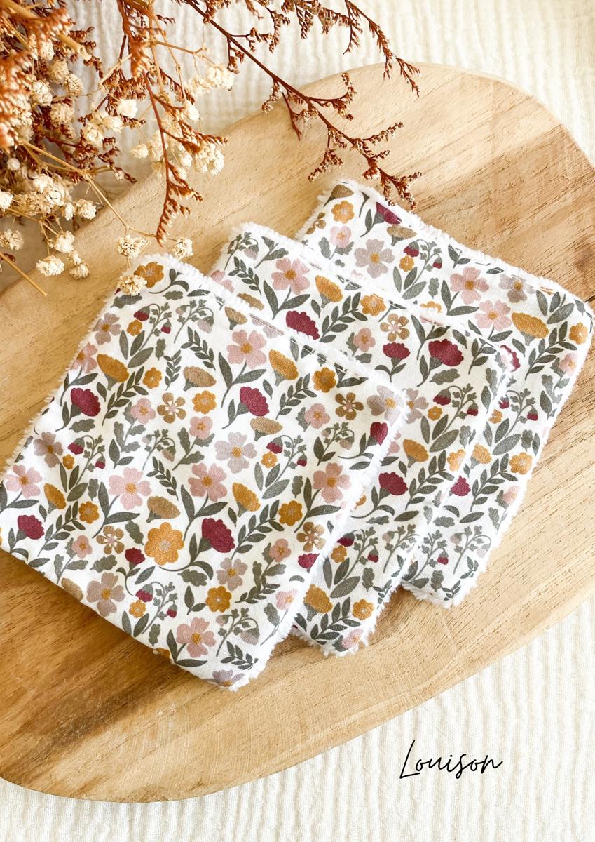 Coton lavable en éponge bambou - Louison