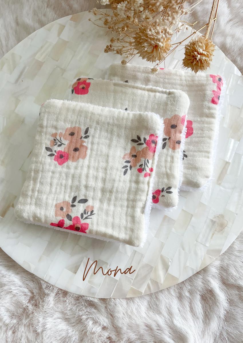 Coton lavable en éponge bambou - Mona