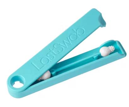 Coton-tige réutilisable pour bébé - Lastswab - Turquoise