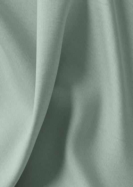 Coton uni vert de gris - 1