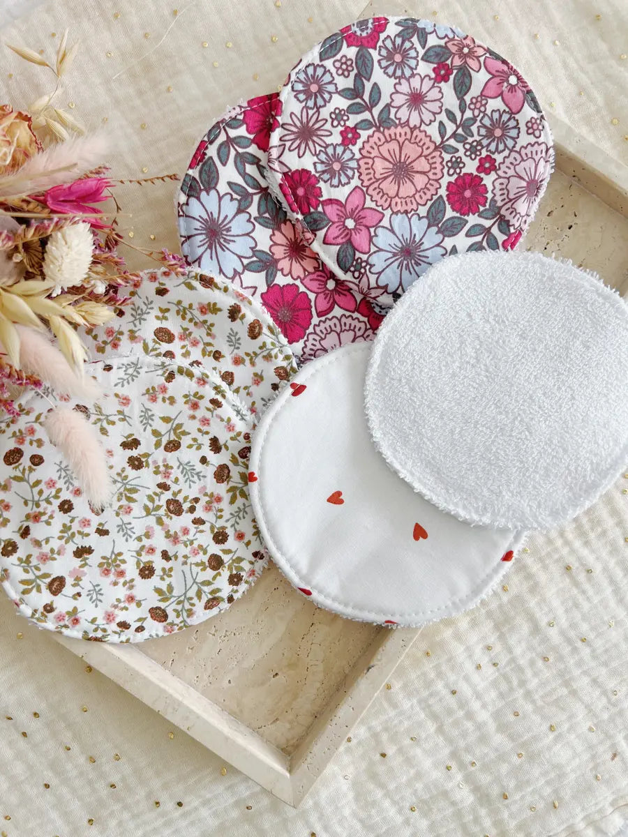Lot de 2 coussinets d’allaitement lavable - 1