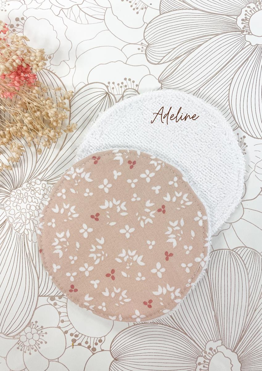 Lot de 2 coussinets d’allaitement lavable - Adeline