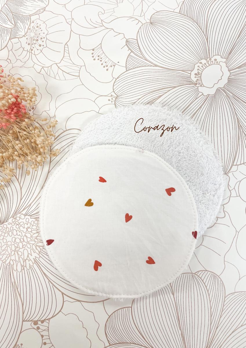Lot de 2 coussinets d’allaitement lavable - Corazon
