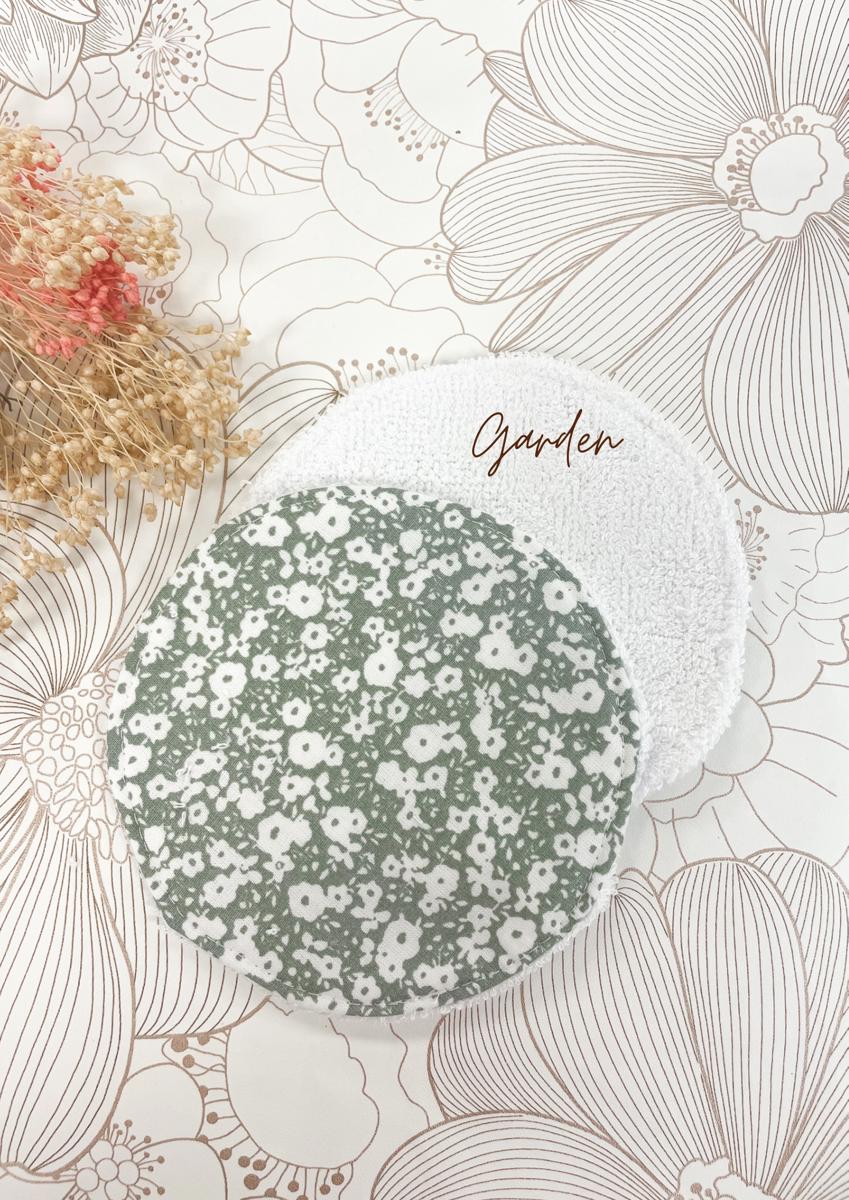 Lot de 2 coussinets d’allaitement lavable - Garden