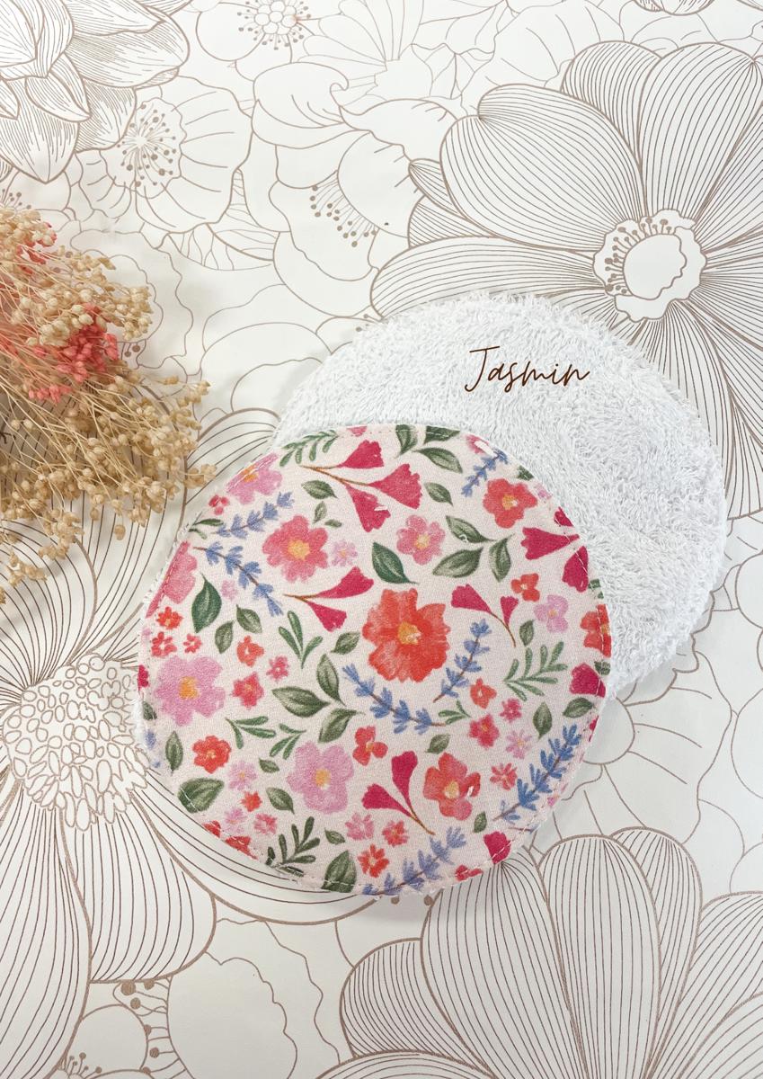 Lot de 2 coussinets d’allaitement lavable - Jasmin