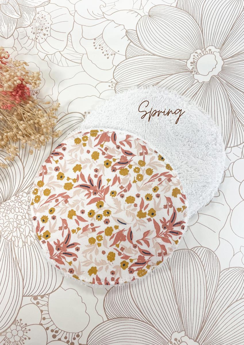 Lot de 2 coussinets d’allaitement lavable - Spring