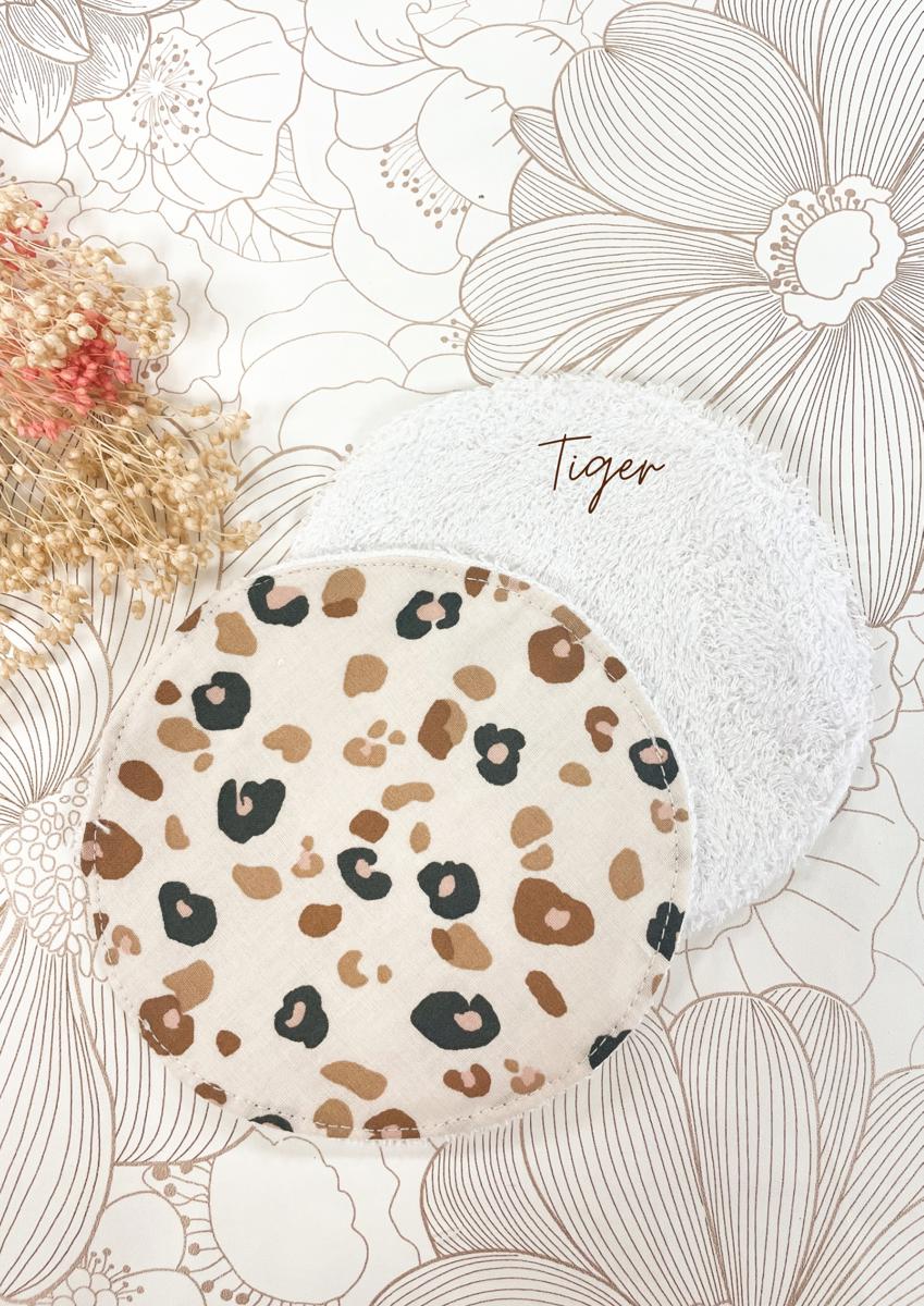 Lot de 2 coussinets d’allaitement lavable - Tiger