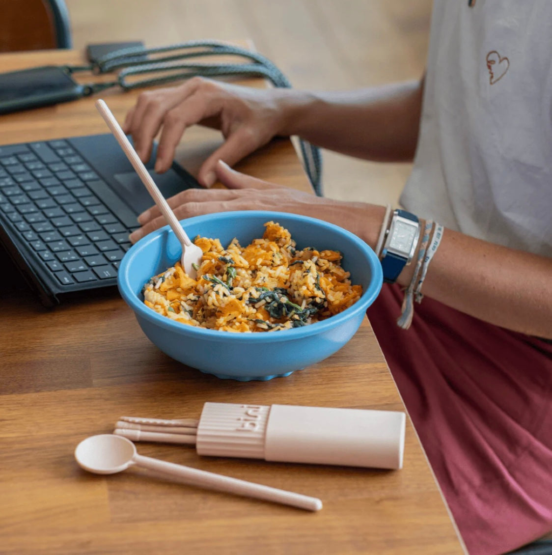 Kit de couverts réutilisables - Bini - 3