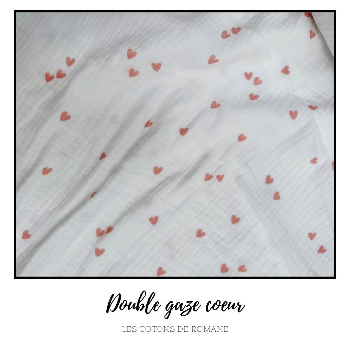 Couvertures chaudes d’hiver - Double gaze coeur