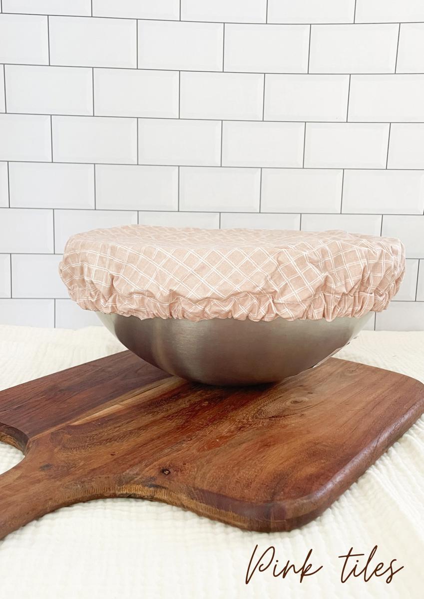 Couvre-bol taille XL - Pink tiles