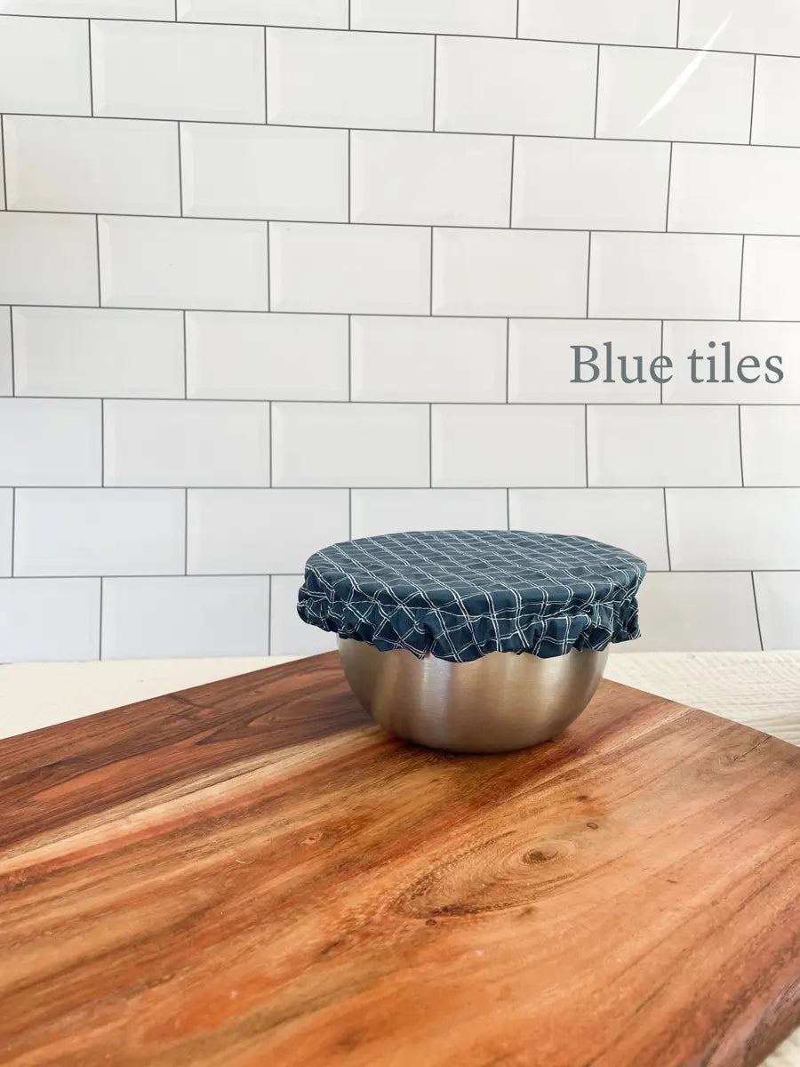 Couvre-bol Taille S - Blue tiles
