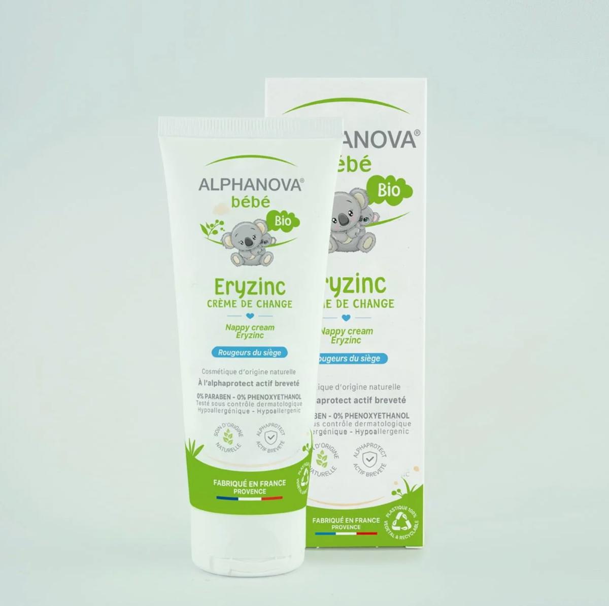 Crème de change ERYZINC® bio pour bébé - Alphanova - 1