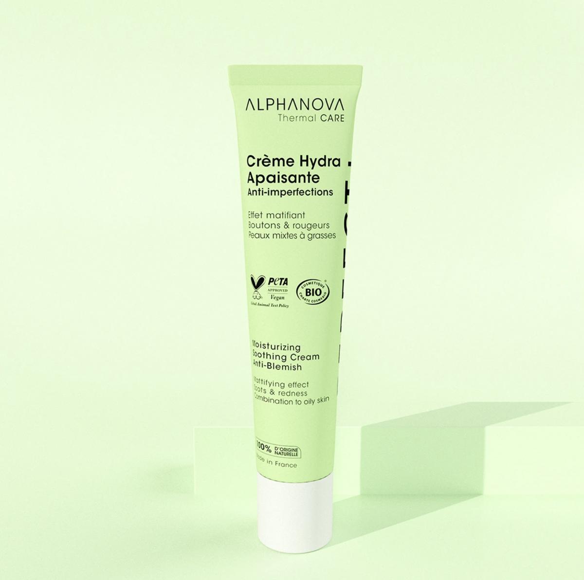 Crème hydra apaisante anti-imperfections  - Alphanova - 1