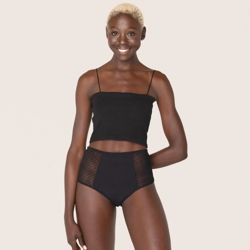 Culotte menstruelle - taille haute Splendea (nuit) - So Cup - 4