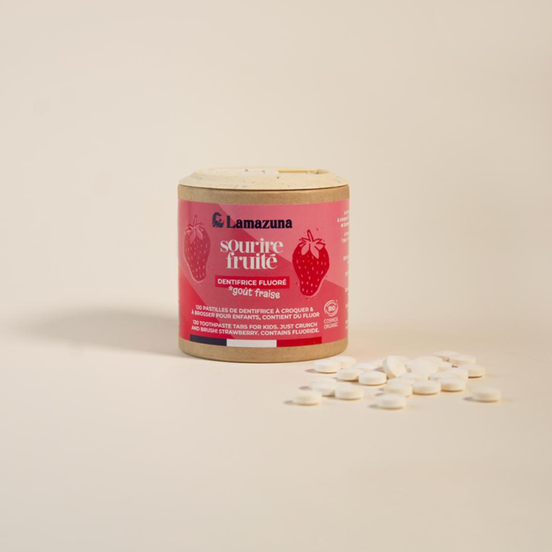 Dentifrice à croquer pour enfant Sourire fruité - Lamazuna - 1