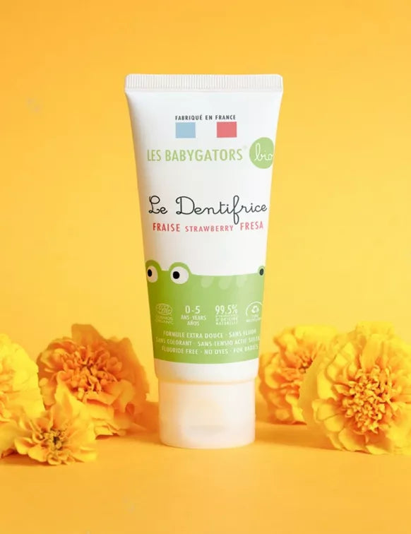 Dentifrice bébé 0-5 ans bio (fraise)  - Les babygators - 1