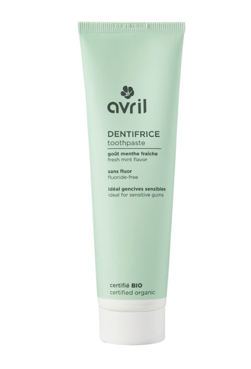 Dentifrice bio et naturel à la menthe - Avril - Les cotons de Romane : Produits d'hygiène réutilisables et lavables