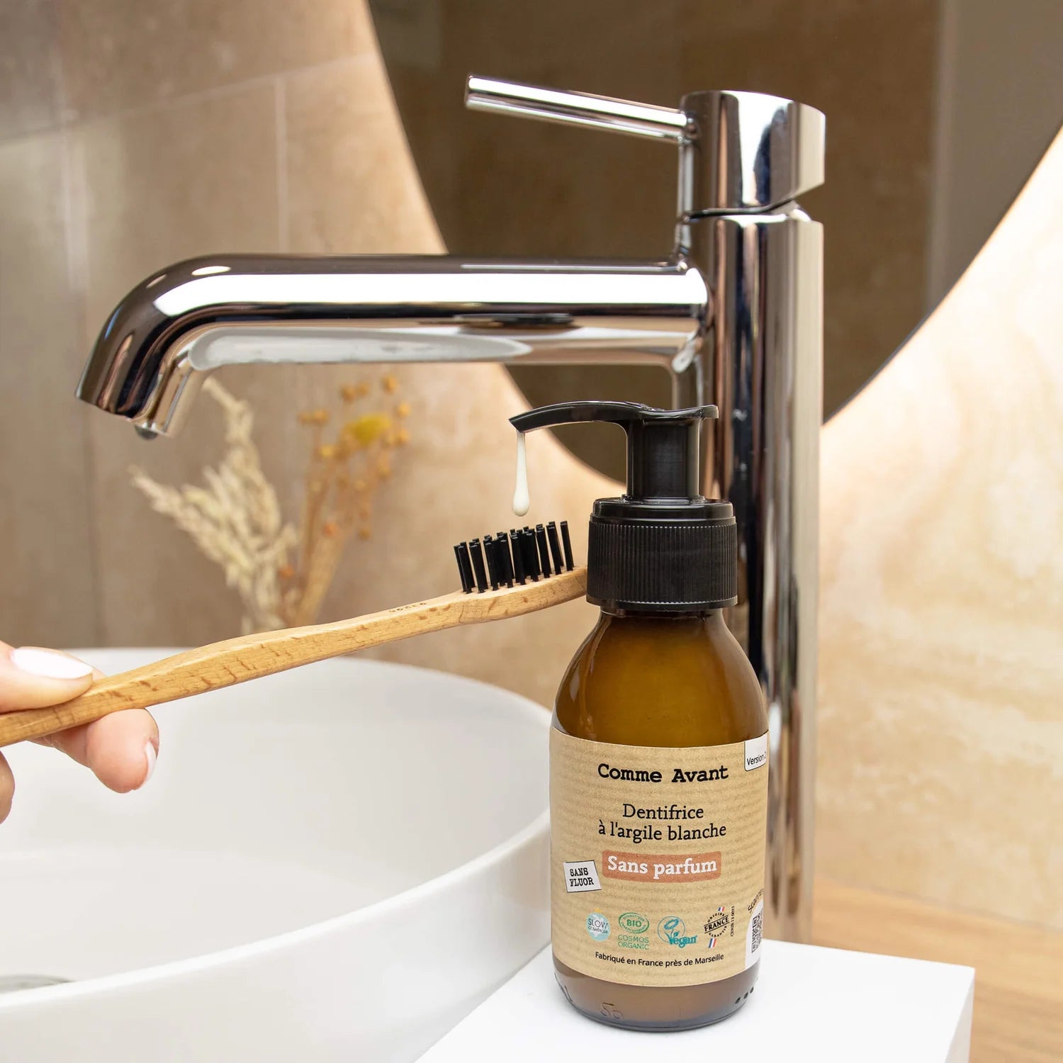 Dentifrice en pâte rechargeable sans parfum - Comme Avant