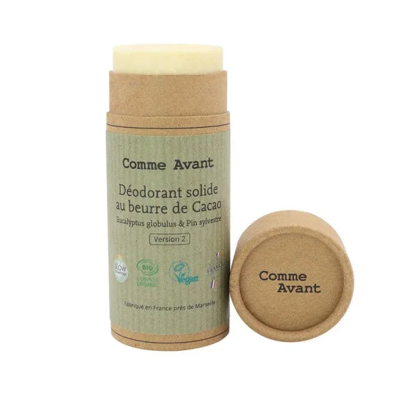Déodorant stick bio (étui carton) - Comme Avant - Eucalyptus Globulus et Pin sylvestre