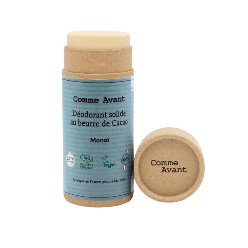 Déodorant stick bio (étui carton) - Comme Avant - Monoï