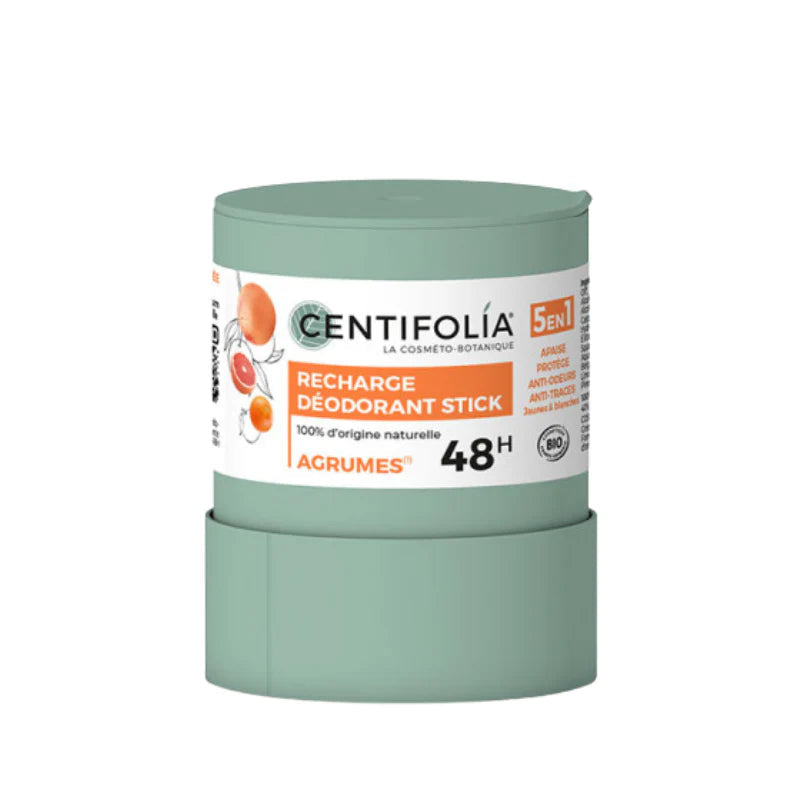 Déodorant stick rechargeable - Centifolia - Recharge Agrumes