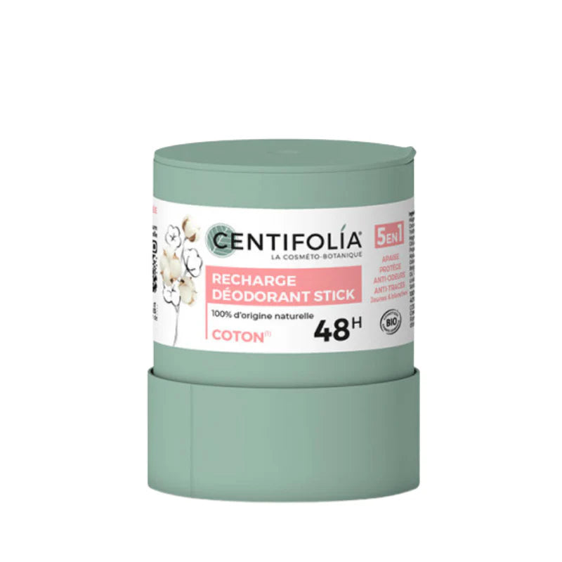 Déodorant stick rechargeable - Centifolia - Recharge Fleur de coton