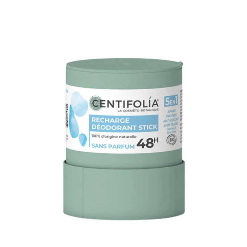 Déodorant stick rechargeable - Centifolia - Recharge Sans parfum