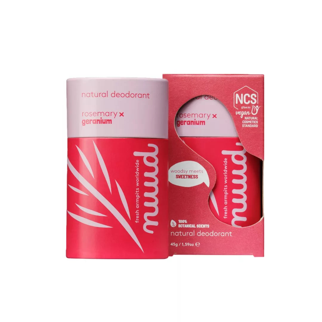 Déodorant Stick - Nuud Care - Romarin et géranium