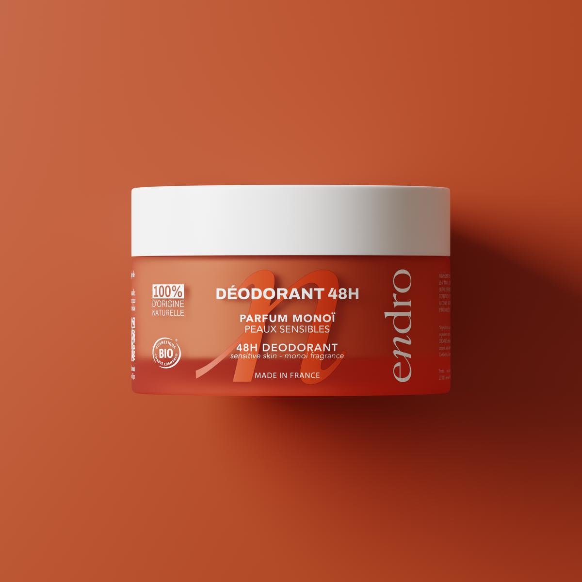 Déodorants baumes bio - Endro - Monoï / Peaux sensibles