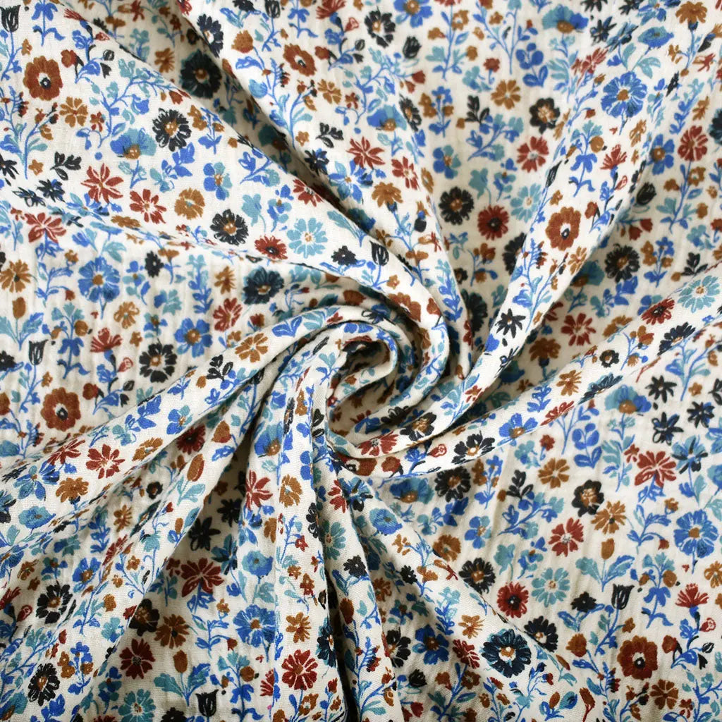 Double gaze Bleuet - 1