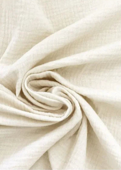Double gauze ecru