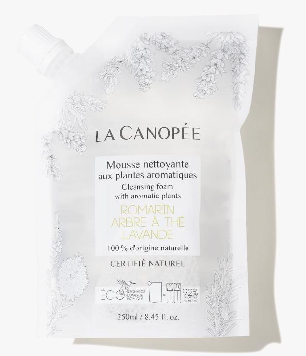 Éco-recharge mousse nettoyante aux plantes aromatiques - La Canopée - 1