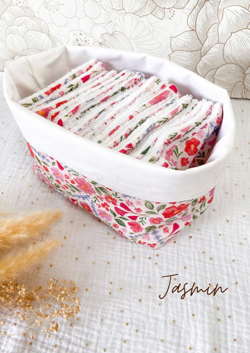 Ensemble assorti : la panière et ses 20 cotons - Jasmin