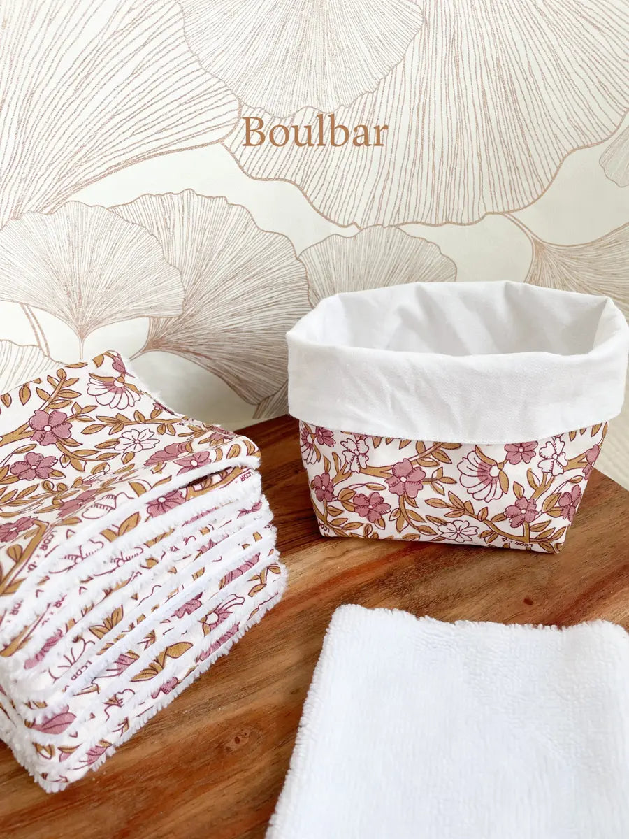 Ensemble assorti : la panière et ses 10 cotons - Boulbar