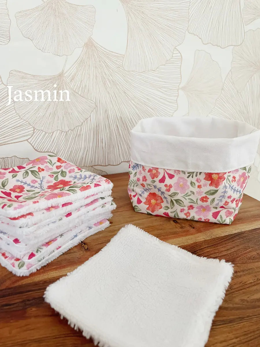 Ensemble assorti : la panière et ses 10 cotons - Jasmin