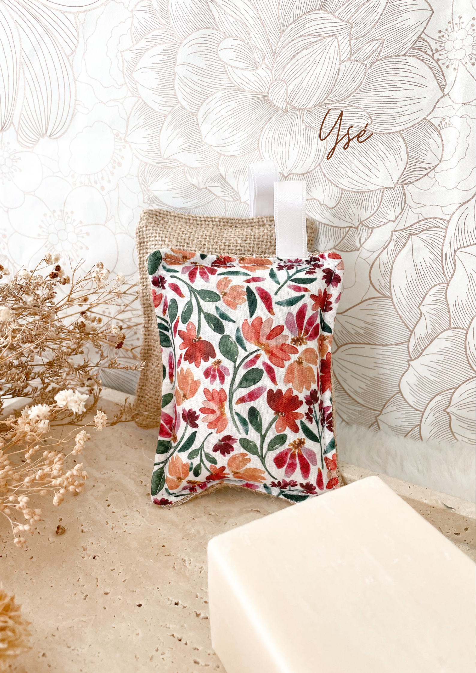 Waschbarer Schwamm aus JUTE CANVAS